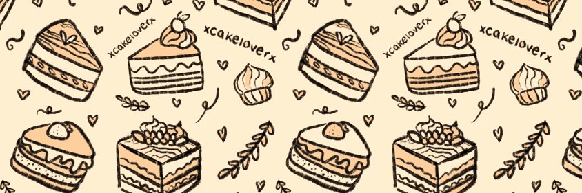 xcakeloverx 🍰 💛 banner