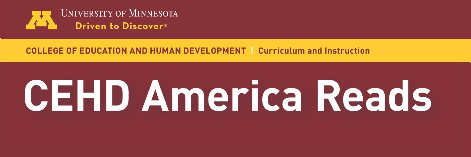 @UMN CEHD America Reads banner