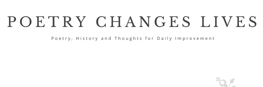Poetry Changes Lives banner