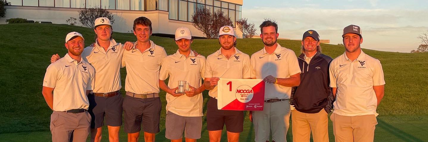 West Virginia University Club Golf Team banner