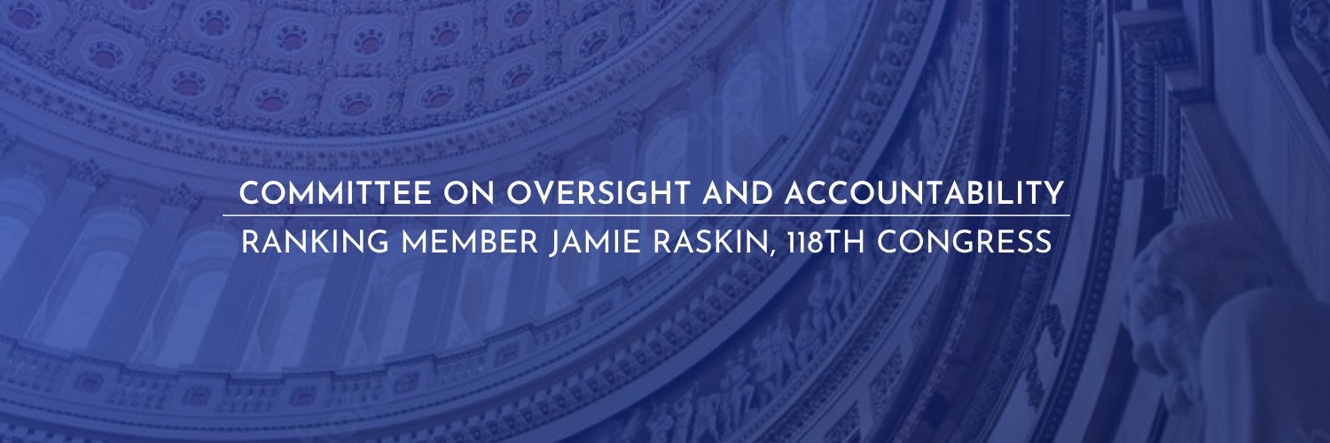 Oversight Committee Democrats Profile Banner