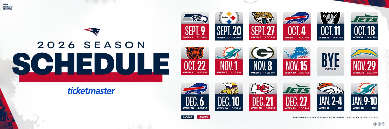 New England Patriots banner