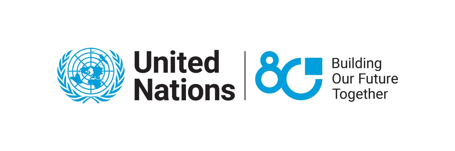 United Nations in South Africa's banner