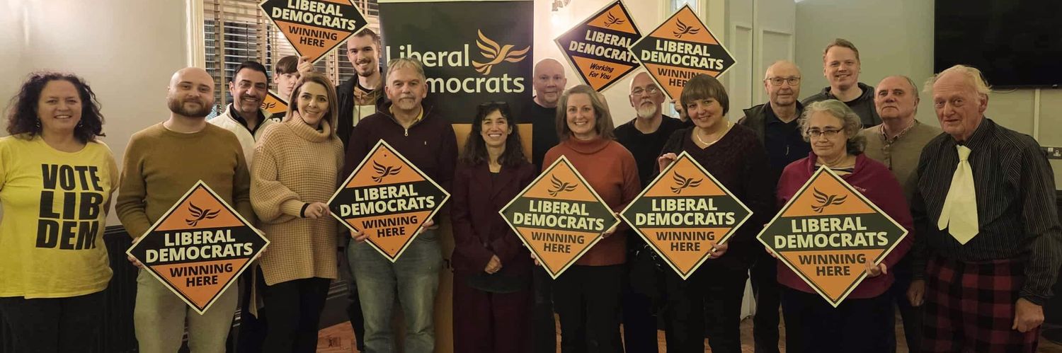 Bromsgrove Lib Dems 🔶 banner