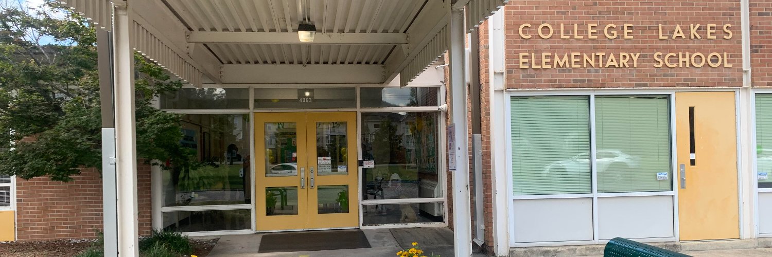 College Lakes Elementary banner