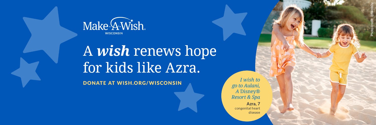 Make-A-Wish Wisconsin banner