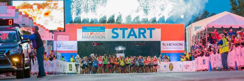Columbus Marathon banner