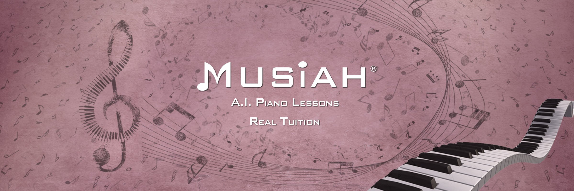 Musiah A.I. Piano Lessons banner