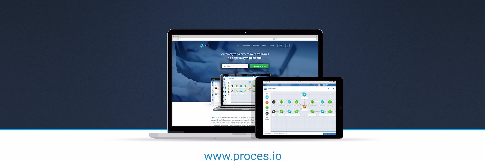 Procesio's profile banner image