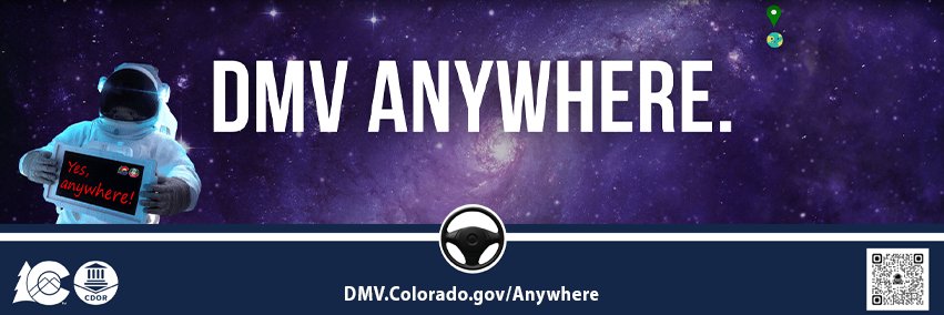 Colorado DMV banner