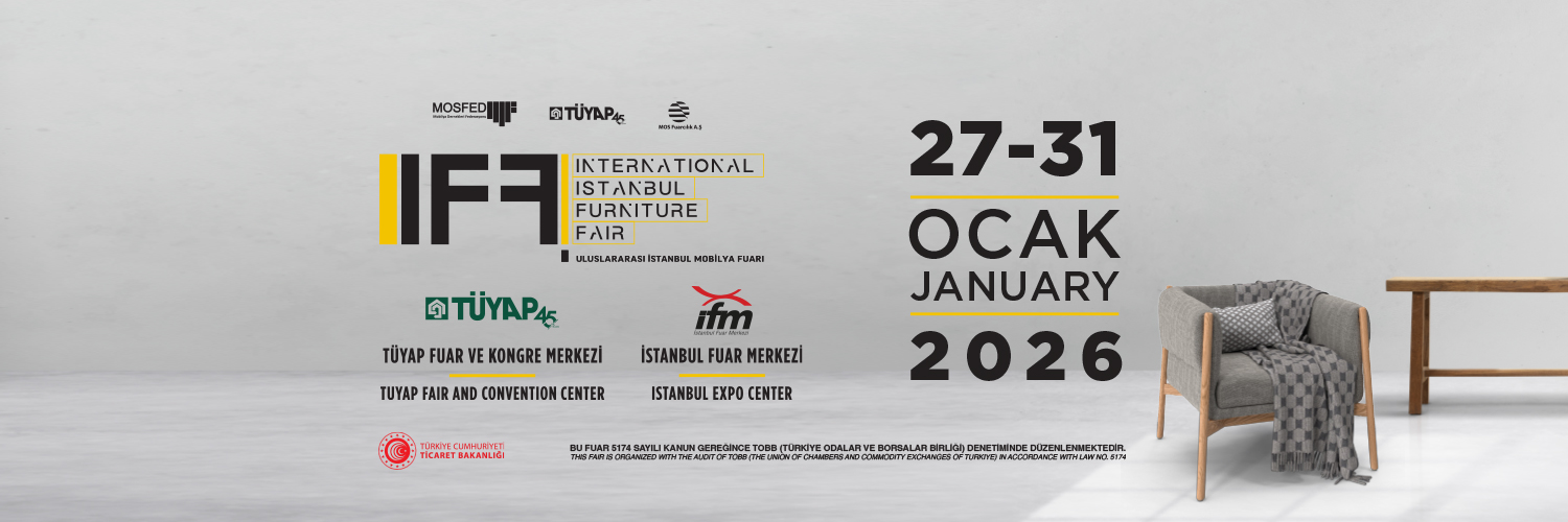 INTERNATIONAL ISTANBUL FURNITURE FAIR banner