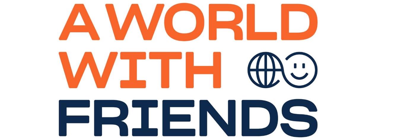 A World With Friends banner