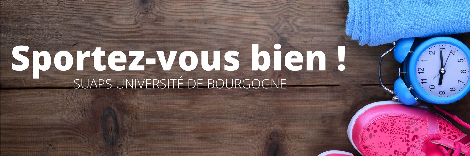 SUAPS Dijon, Université de Bourgogne banner