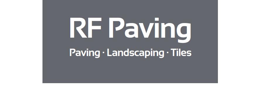 R F Paving banner