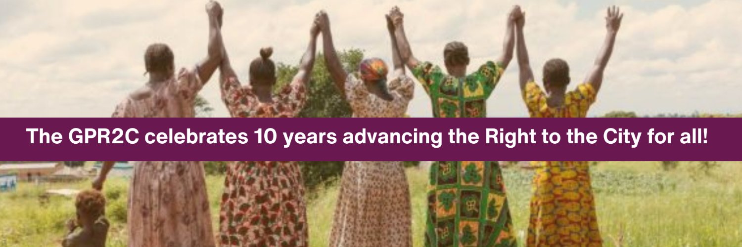 #RightToTheCity Global Platform banner