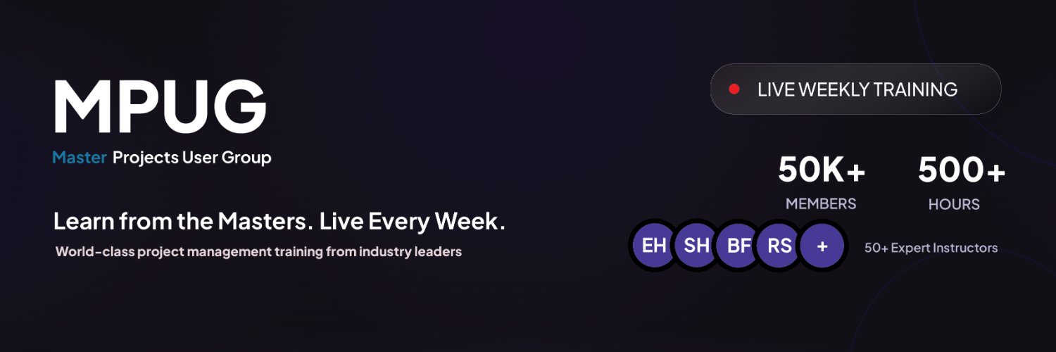 MPUG - Mastering Projects for Unlimited Growth banner