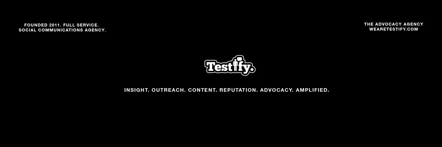 wearetestify's profile banner image