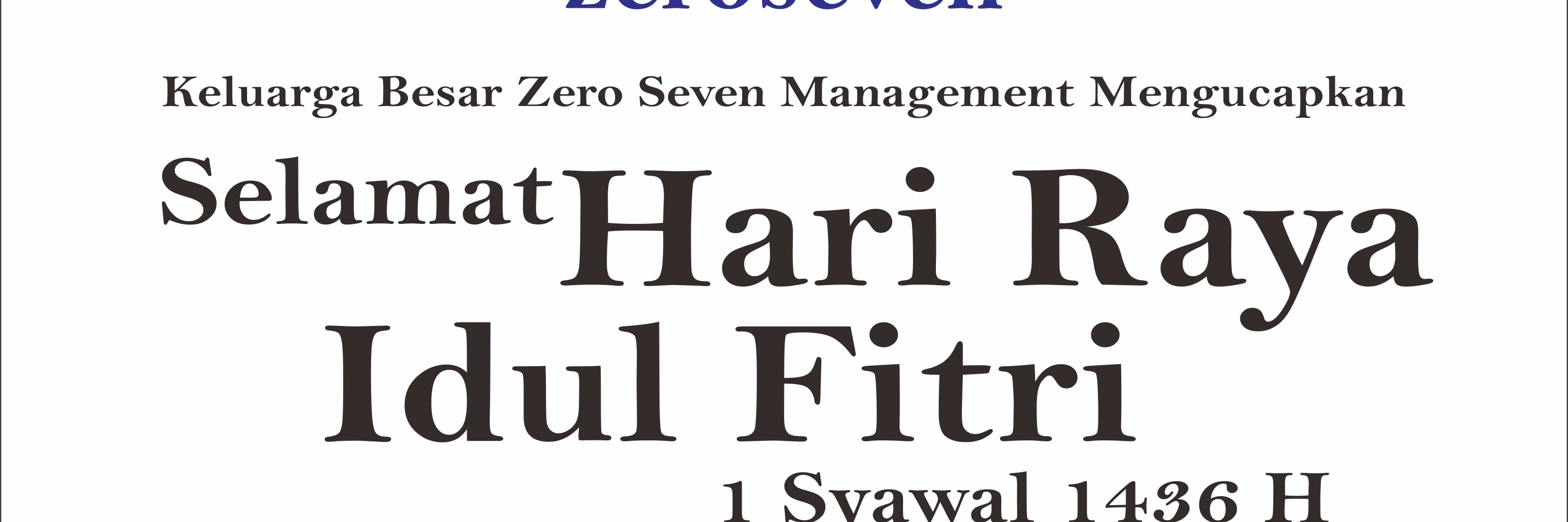 Zero Seven banner