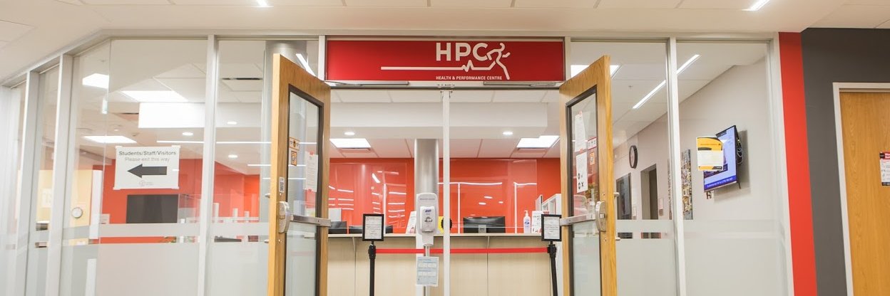Health and Performance Centre (HPC) banner