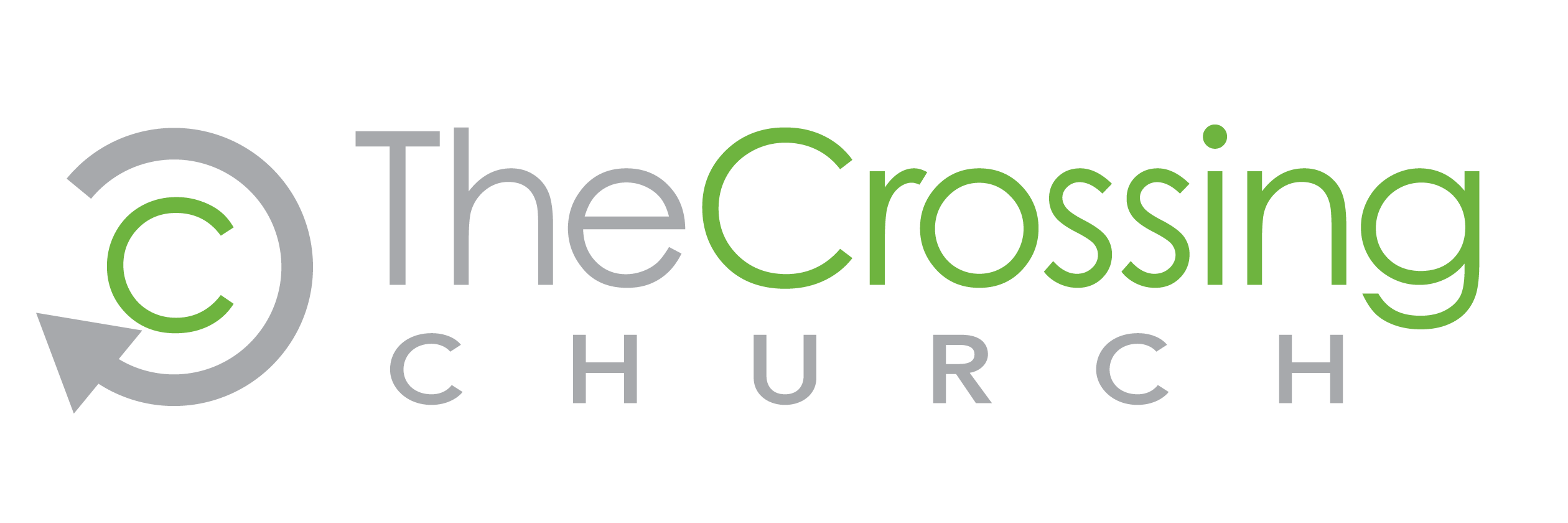 The Crossing Church banner