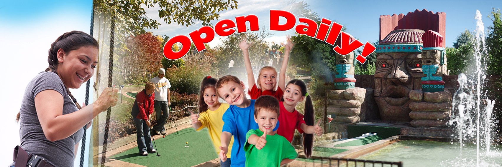 Adventure Golf banner