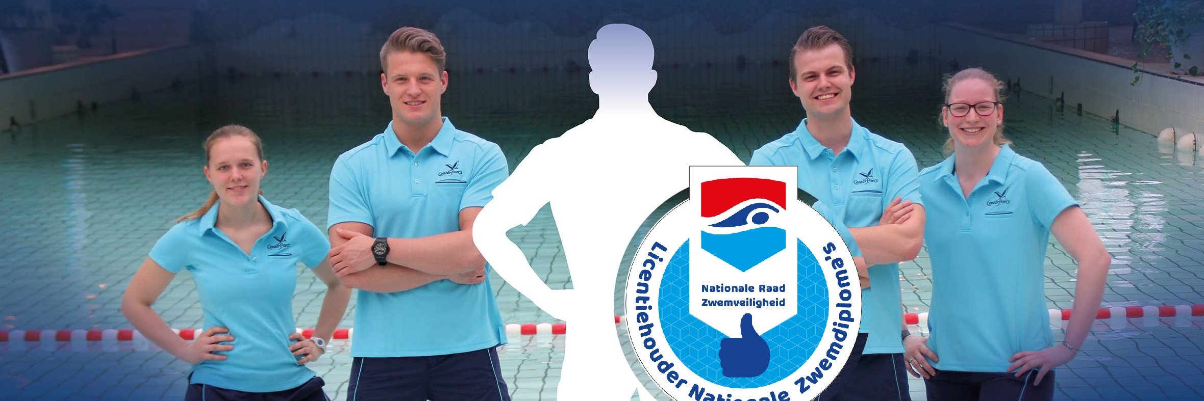 Zwemles Center Parcs banner