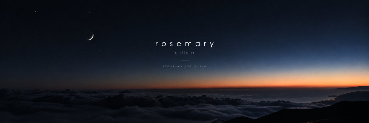 rosemary233's profile banner image