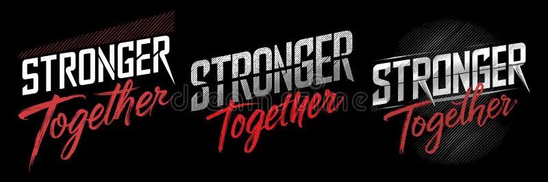#StrongerTogether 🌪️💙🌪️ banner