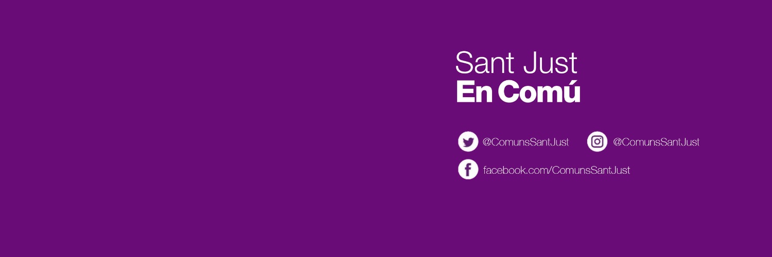Sant Just En Comú banner