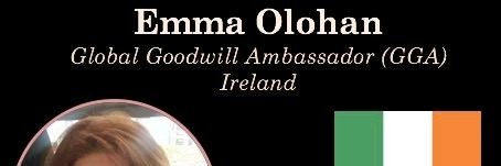 Emma O-Busy doing banner