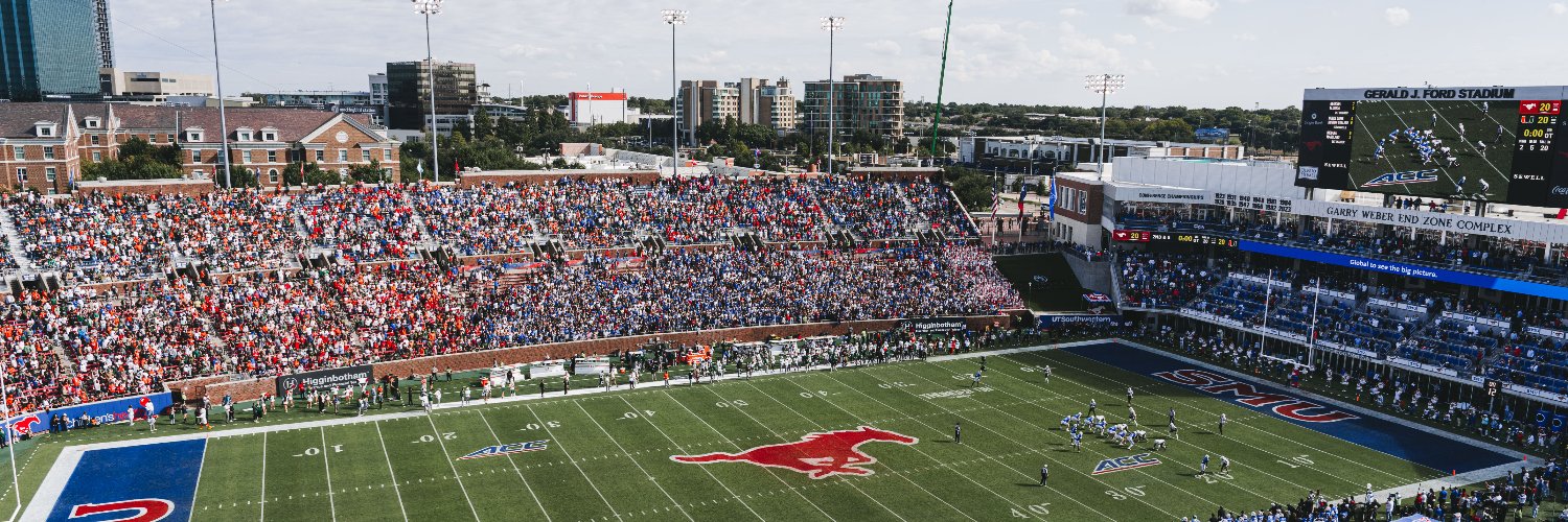 SMU Football banner