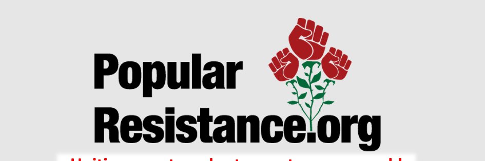 Popular Resistance banner
