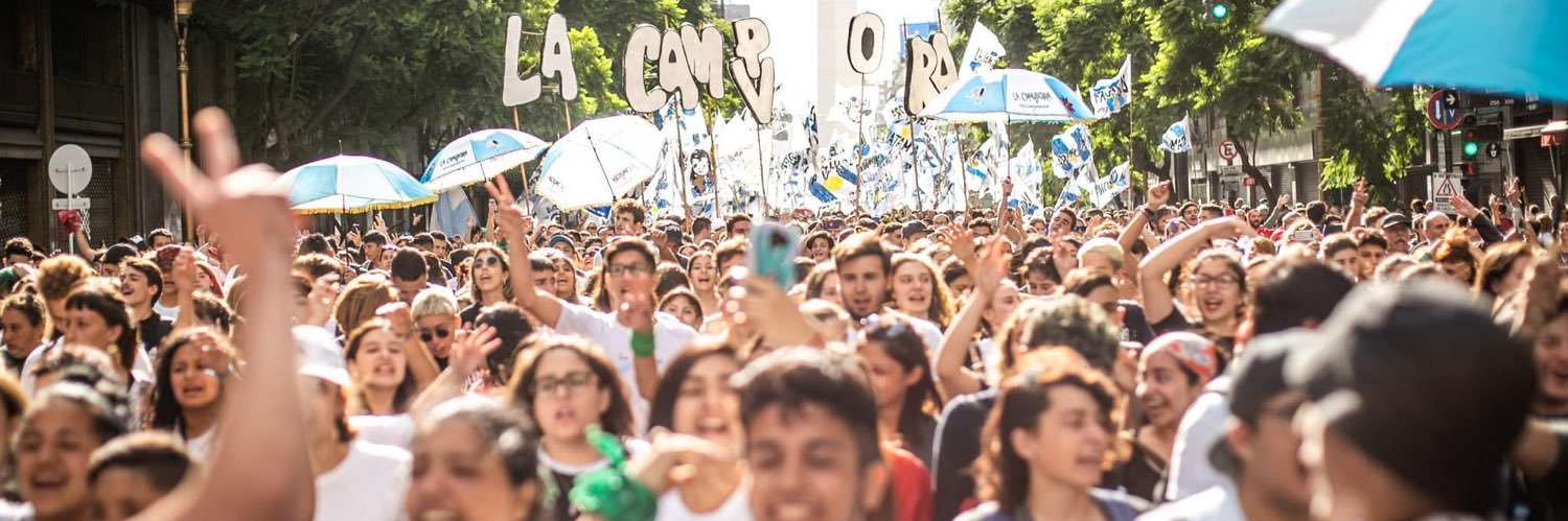 La Cámpora's banner