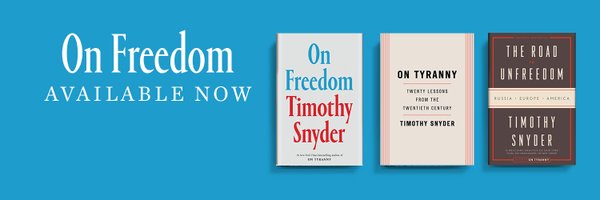 TimothyDSnyder Profile Banner