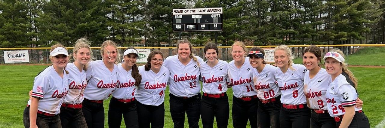 NP Quaker Softball banner