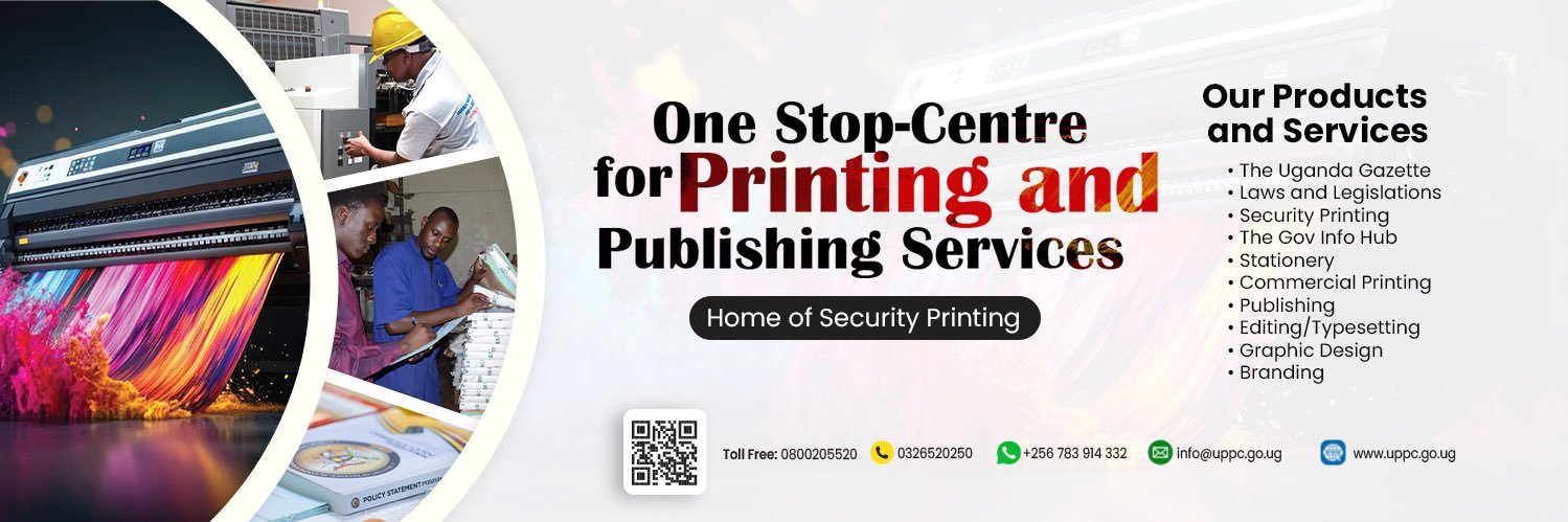 Uganda Printing and Publishing Corporation - UPPC banner