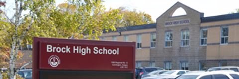Brock High School banner