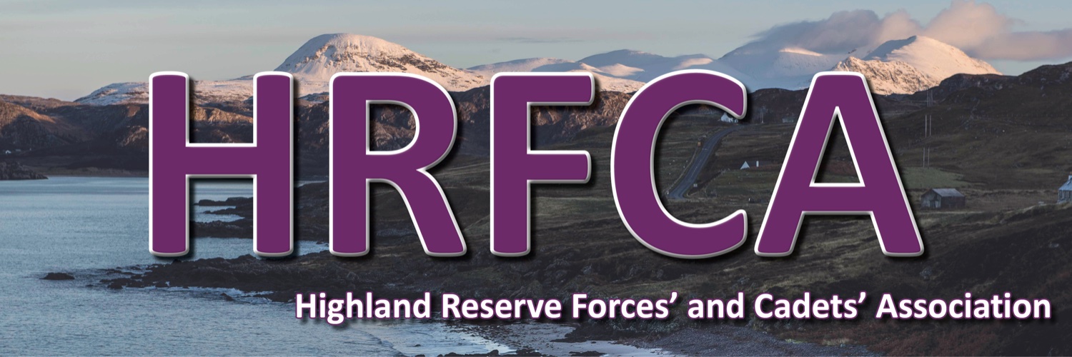 Highland Reserve Forces' and Cadets' Association's banner
