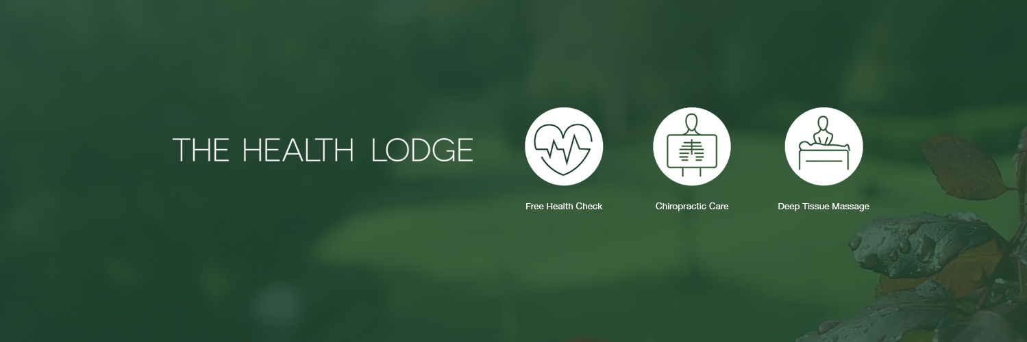 The Health Lodge banner