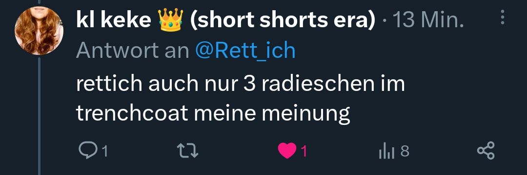 R e t t i c h (Grüne Paprika und Pöbeln) banner