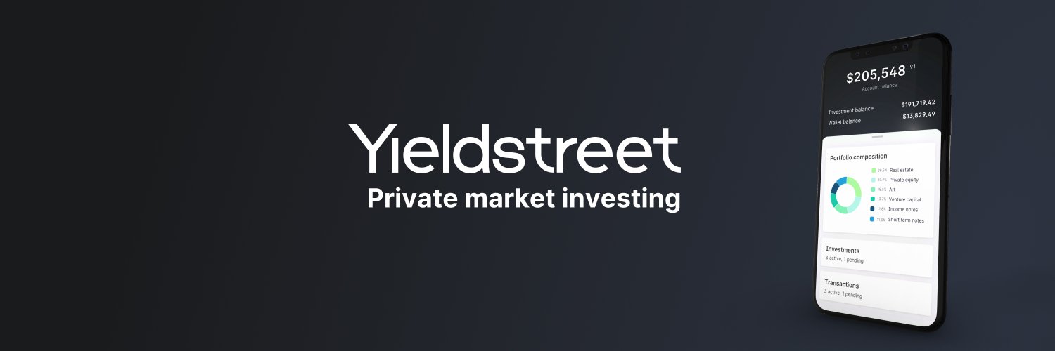 Yieldstreet banner