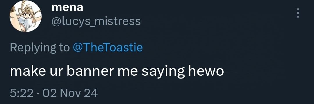 Toastie's banner