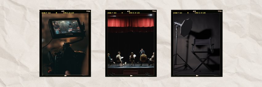 Humber Film, Acting and Media Production programs banner