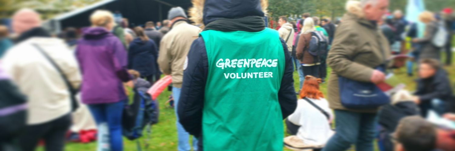 Greenpeace Birmingham banner