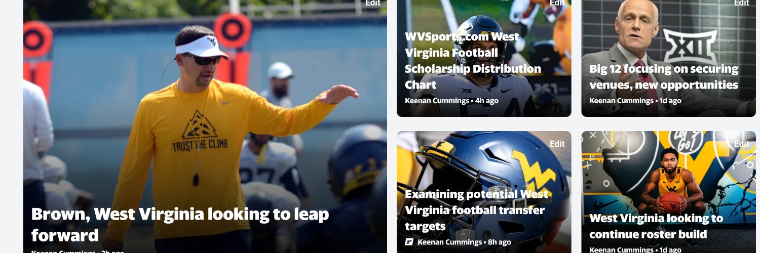 WVUonOn3's profile banner image