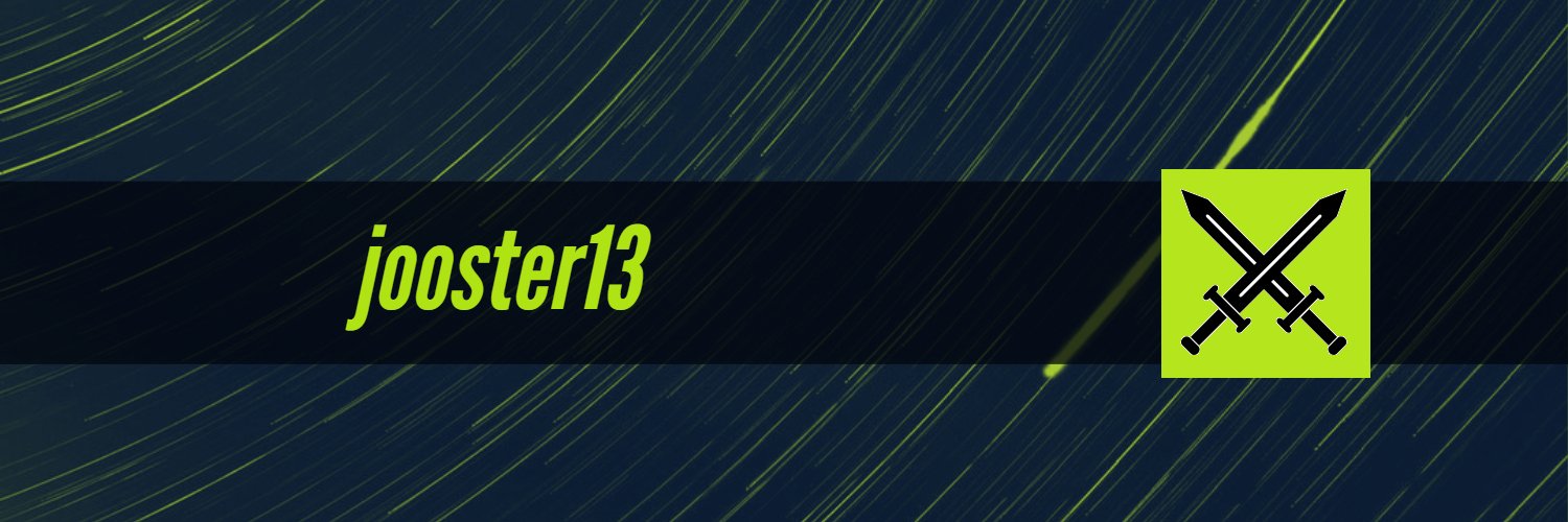 jooster13's profile banner image