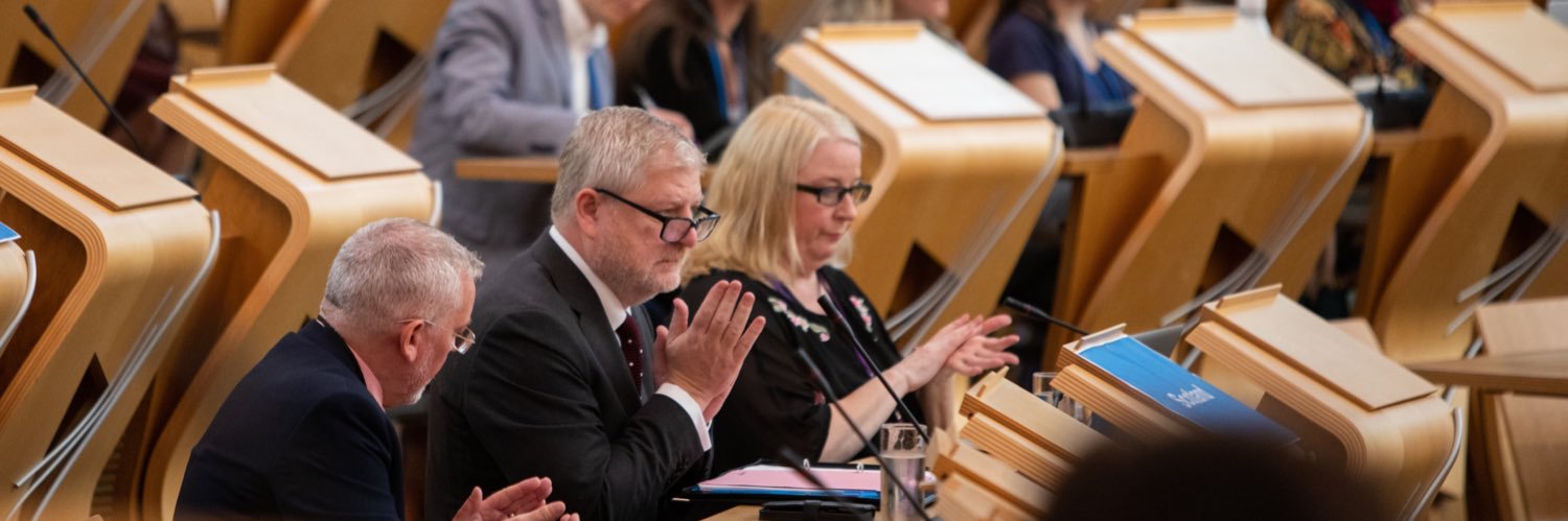 Angus Robertson's banner