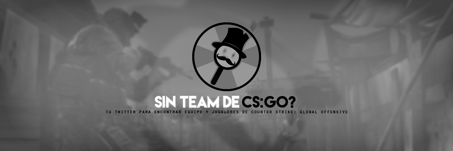 Sin Team de CSGO? banner