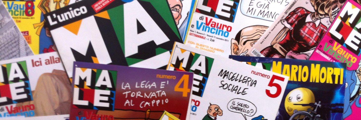 IL MALE di Vauro e Vincino banner