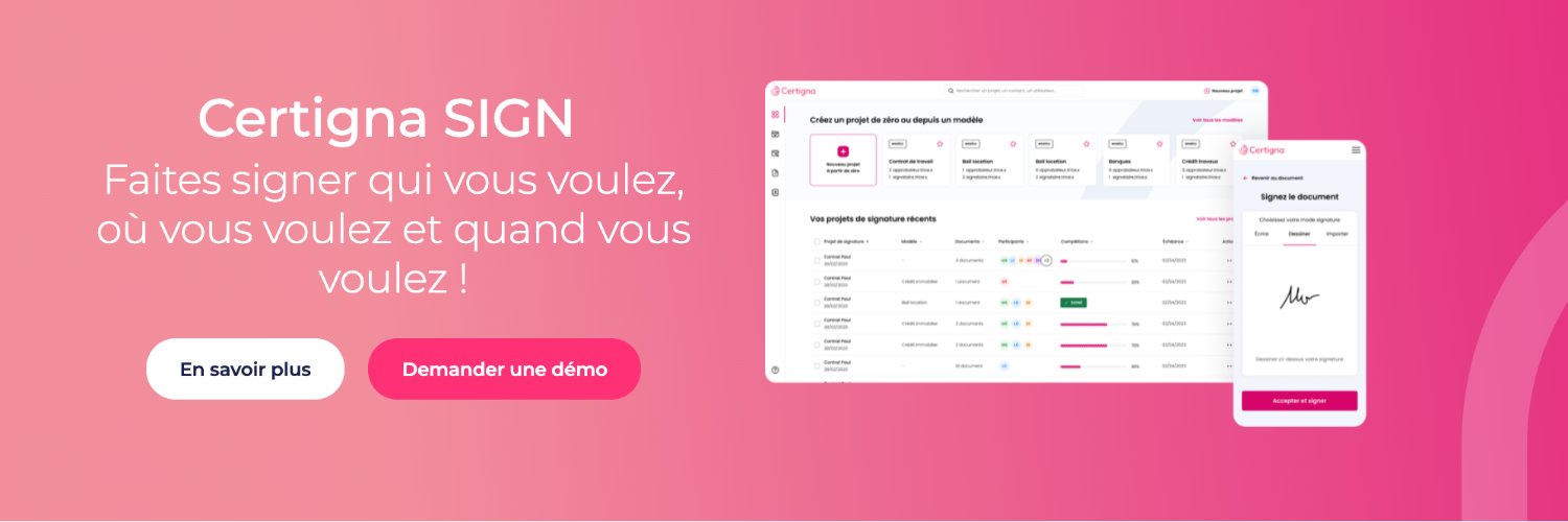 Certigna's profile banner image